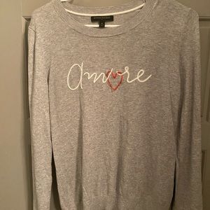 Banana Republic Grey Light Sweater M